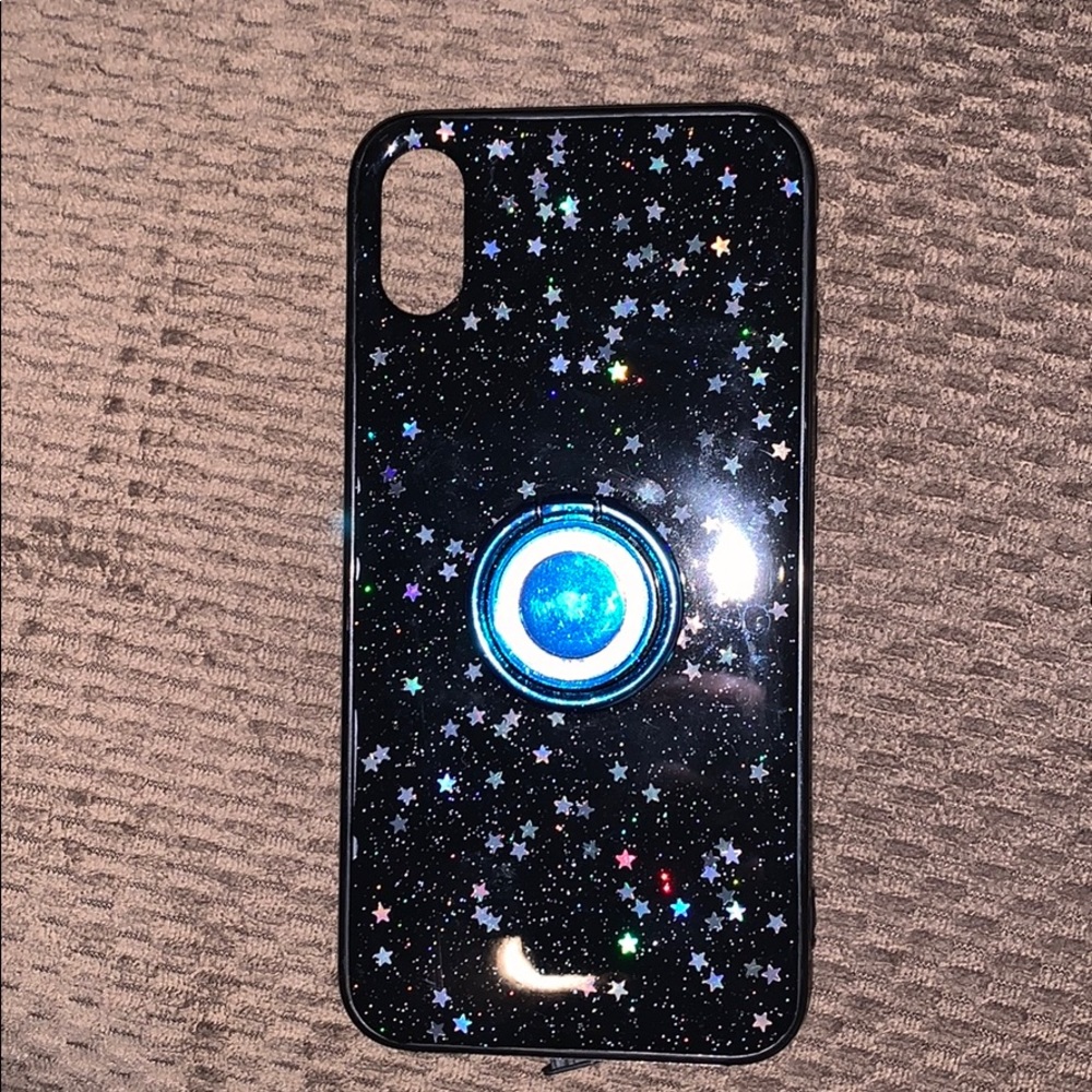 Black Star Print IPhone X Case